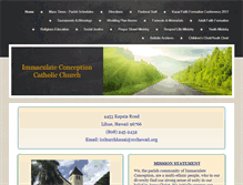 Tablet Screenshot of icchurchlihue.com